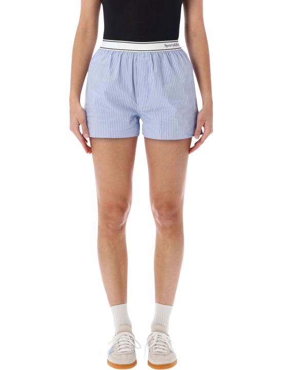 26FW 스포티앤리치 숏팬츠 SH01583300ST08 3916 LIGHT BLUE STRIPE