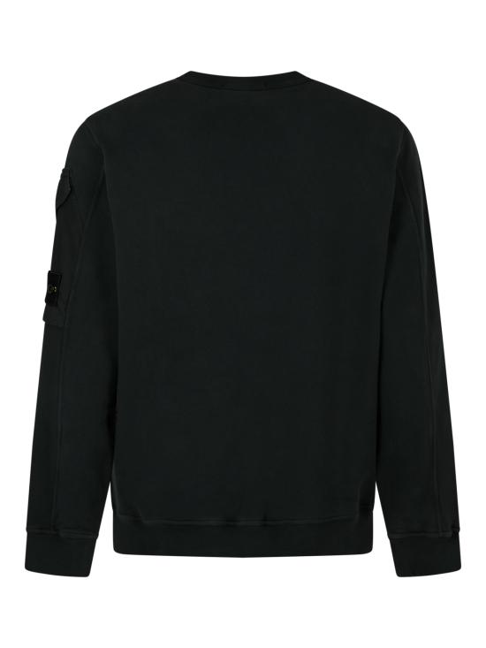 26FW 스톤 아일랜드 브러시드 코튼 슬리브 포켓 스웨트셔츠 6100015 S0A20V005S DARK GREEN - STONE ISLAND