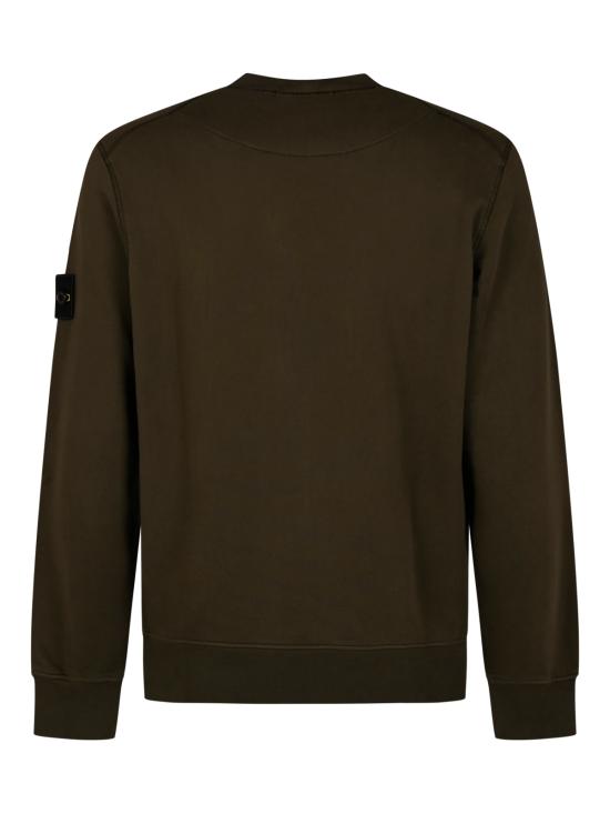 26FW 스톤 아일랜드 오가닉 코튼 플리스 레귤러 핏 크루넥 스웨트셔츠 6100060 S0051V0078 COAL GREY - STONE ISLAND