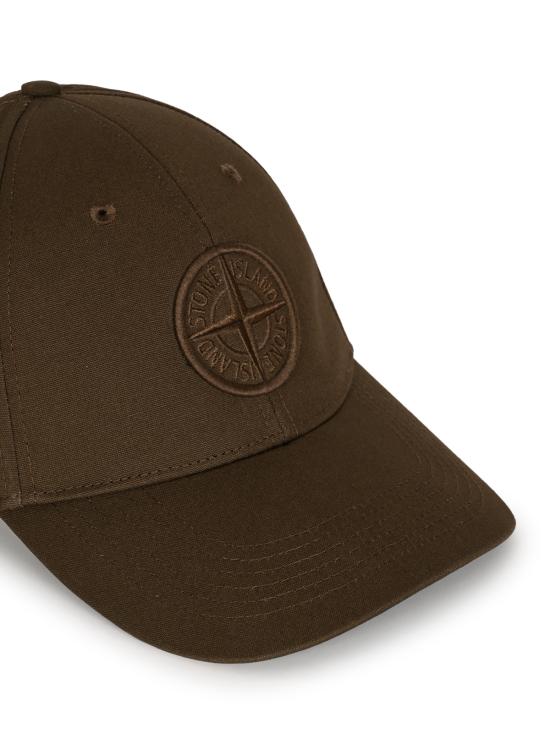 26FW 스톤 아일랜드 로고 베이스볼 캡 9100013 S0248V0054 MILITARY GREEN - STONE ISLAND