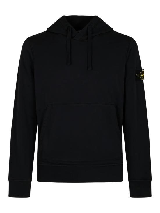 26FW 스톤 아일랜드 오가닉 코튼 플리스 레귤러핏 후드 스웨트셔츠 6100062 S0051V0020 NAVY BLUE - STONE ISLAND