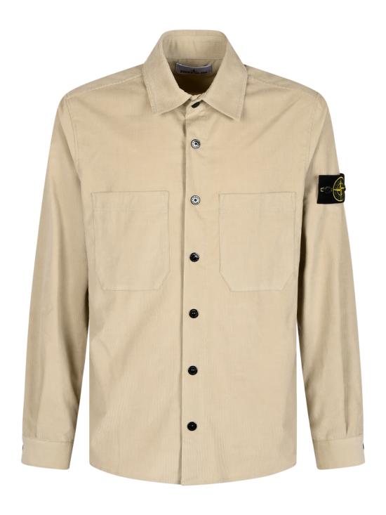 26FW 스톤 아일랜드 코듀로이 오버셔츠 자켓 1200042 S0144V0095 SAND