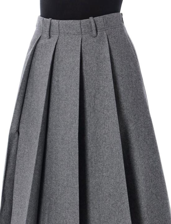 26FW 라 피신 미디 스커트 LF261WN002PN013 100 MEDIUM GREY - LA PISCINE