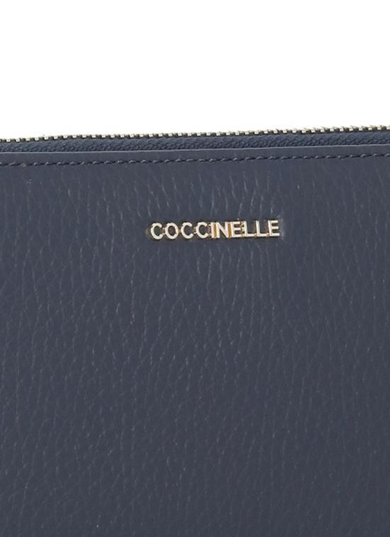 26FW 코치넬리 지갑 E2MW5113201 METALLIC SOFTB29 BLUE - COCCINELLE