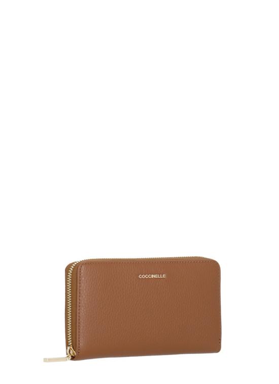 26FW 코치넬리 지갑 E2MW5113201 METALLIC SOFTW11 BROWN - COCCINELLE