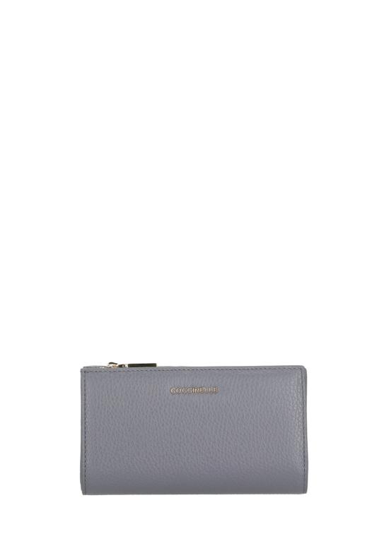 26FW 코치넬리 메탈릭 라지 월렛 E2MW511F101 METALLIC SOFTY18 GREY