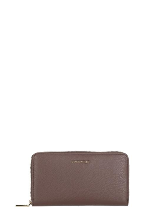 26FW 코치넬리 지갑 E2MW5113201 METALLIC SOFTR49 BURGUNDY