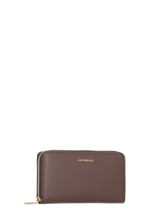 26FW 코치넬리 지갑 E2MW5113201 METALLIC SOFTR49 BURGUNDY - COCCINELLE