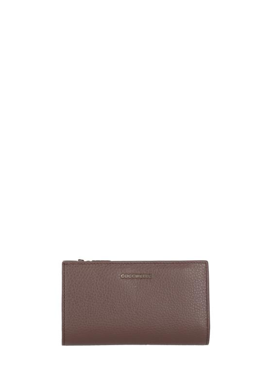 26FW 코치넬리 메탈릭 라지 월렛 E2MW511F101 METALLIC SOFTR49 BURGUNDY