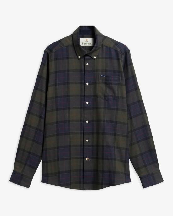 26FW 바버 셔츠 MSH4991 MSH TN43 SHADOW CLASSIC TARTAN