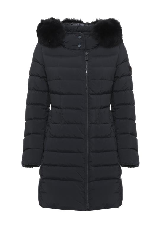 26FW 페트레이 세리올라 ML 06 하이칼라 퍼 롱 다운 재킷 PED5458 01190986808 BLACK