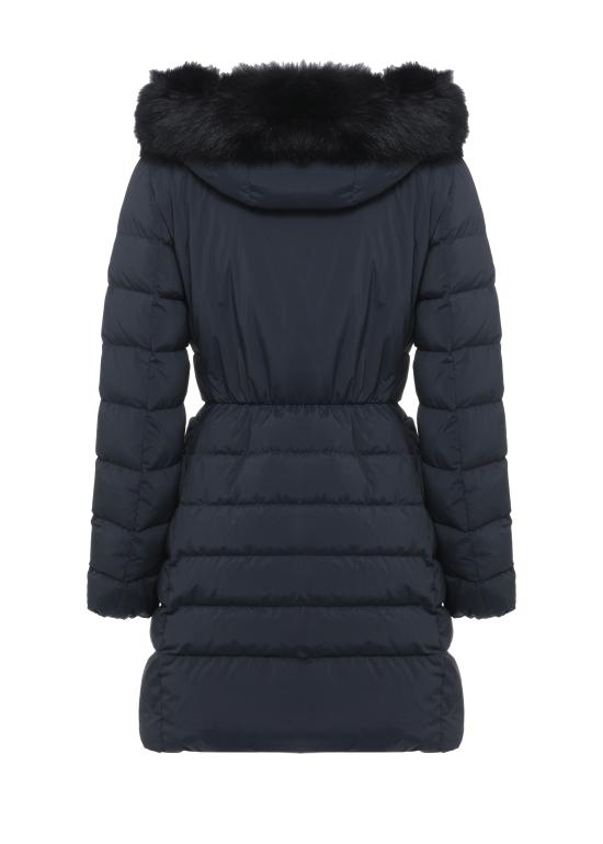 26FW 페트레이 세리올라 ML 06 하이칼라 퍼 롱 다운 재킷 PED5458 01190986215 BLUE - PEUTEREY