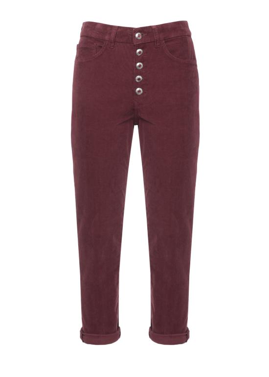 26FW 돈답 데님 팬츠 DP268B VS0030D BM5547 BURGUNDY