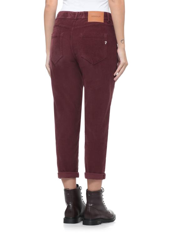26FW 돈답 데님 팬츠 DP268B VS0030D BM5547 BURGUNDY - DONDUP