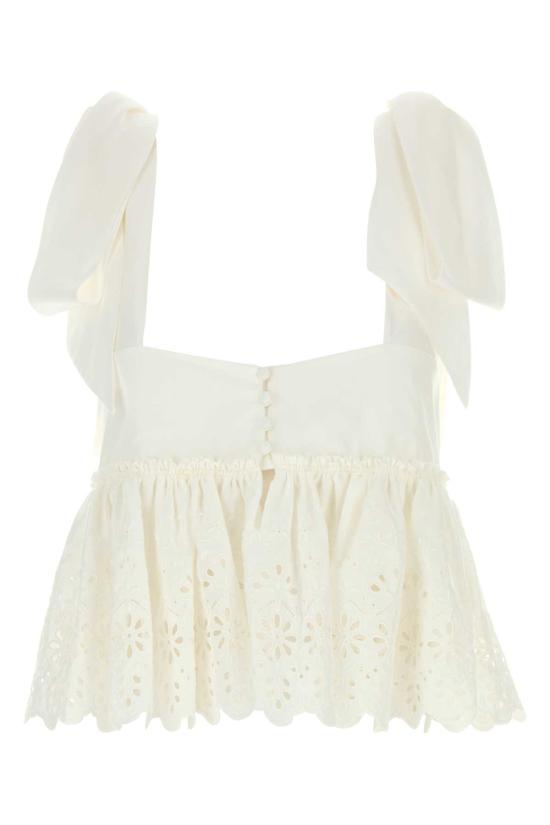 26FW 끌로에 반팔 티셔츠 CH26AHT46053 107 White