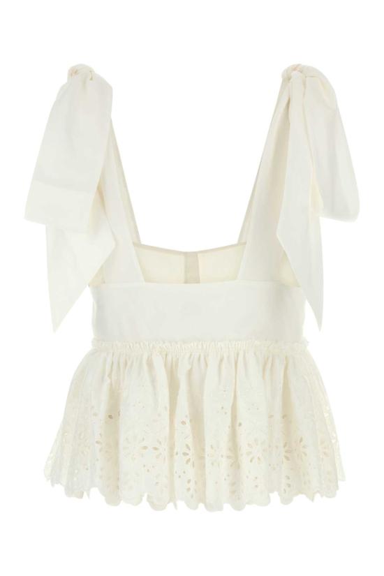 26FW 끌로에 반팔 티셔츠 CH26AHT46053 107 White - CHLOE