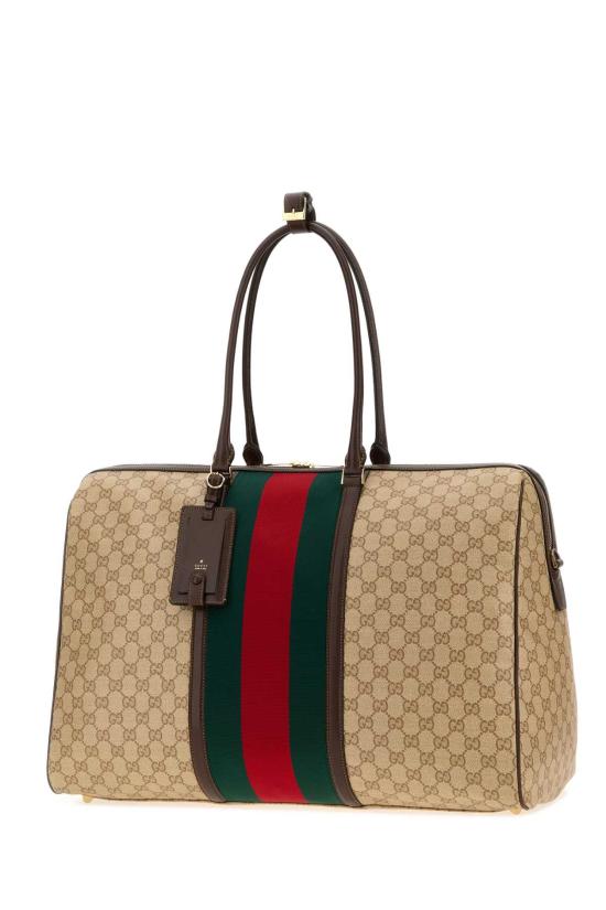 26FW 구찌 웹 미디엄 GG 더플백 875059FAF79 8547 Printed - GUCCI