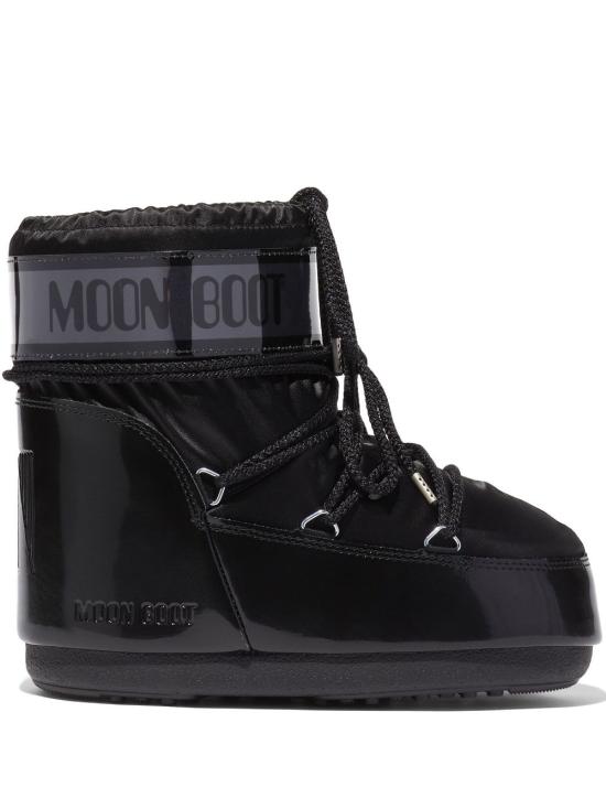 26FW 문부츠 아이콘 나일론 로우 부츠 80D1409350N001 BLACK