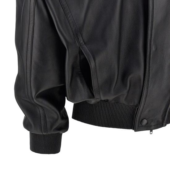 26FW 발렌시아가 가죽 자켓 A009GCTVS05 Black - BALENCIAGA