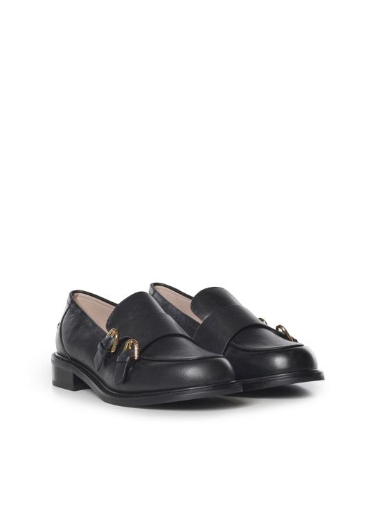 26FW 코치넬리 로퍼 E4VTF380101 001 BLACK - COCCINELLE