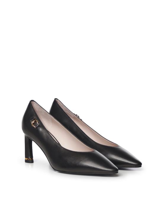 26FW 코치넬리 힐/펌프스 E4VTK130101 001 BLACK - COCCINELLE