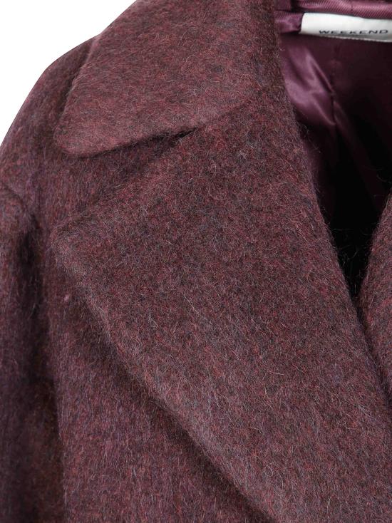 26FW 위켄드막스마라 트렌치 코트 2625016062600 012 BORDEAUX - WEEKEND MAX MARA