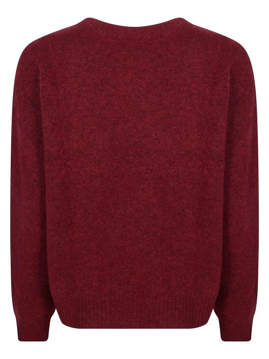 26FW 위켄드막스마라 알파카 울 블렌드 스웨터 2625366152600 011 BORDEAUX - WEEKEND MAX MARA