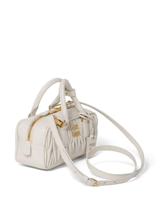 26FW 미우미우 아르카디 로고 토트백 5BB142VOON AN88 F0009 BIANCO - MIU MIU