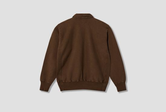 26FW 아프레쎄 긴팔 티셔츠 빈티지 하프 집업 스웨트셔츠 26AAP-05-12 브라운 - A.PRESSE