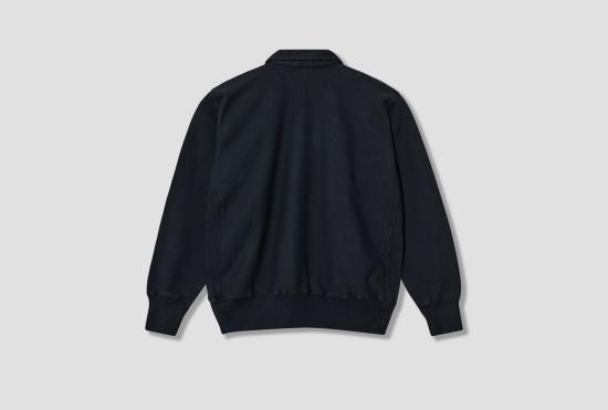 26FW 아프레쎄 긴팔 티셔츠 빈티지 하프 집업 스웨트셔츠 26AAP-05-12 블랙 - A.PRESSE
