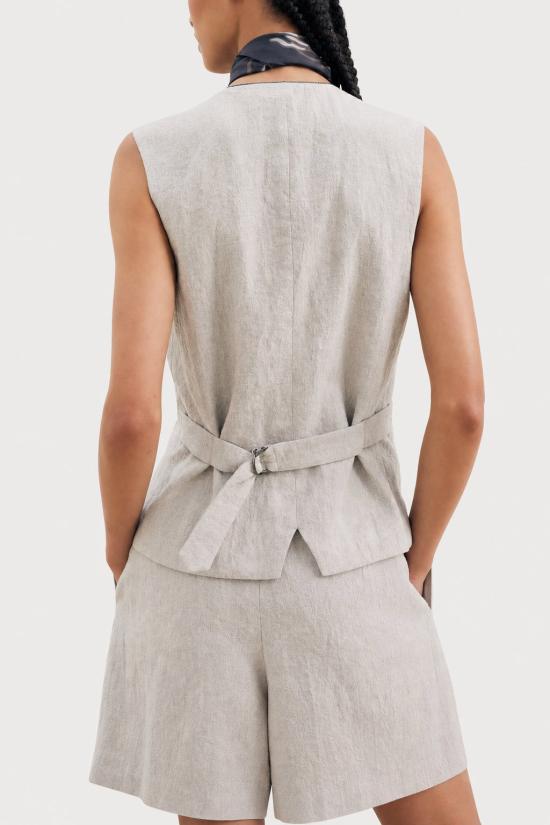  브루넬로 쿠치넬리 베스트 i156281 BEIGE - BRUNELLO CUCINELLI