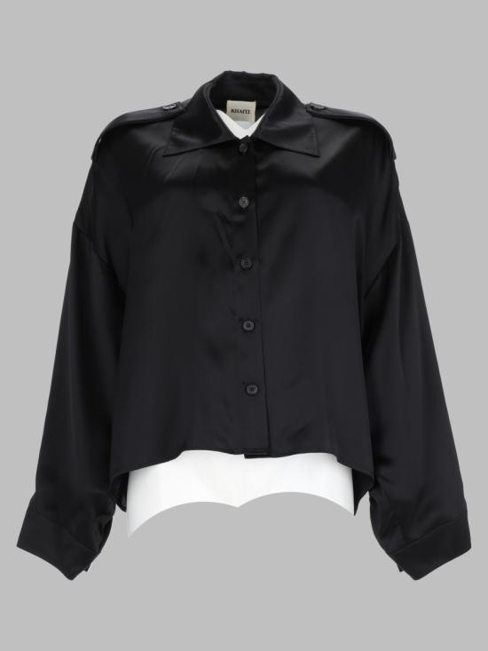 26FW 케이트 보딘 에폴렛 셔츠 블라우스 24803029 W3029200 BLACK