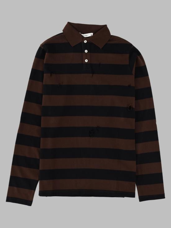 26FW 기마구아스 폴로 티셔츠 RUF2630074 64BLACK BROWN