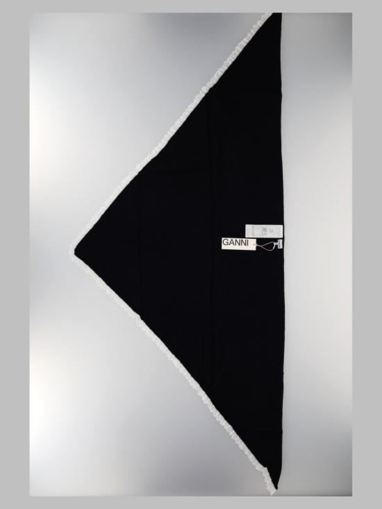 26FW 가니 머플러/스카프 B3020272 683 BLACK