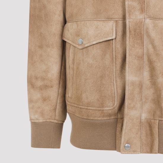 26FW 프라다 가죽 자켓 58A237SOOO 172L F0065 CORDA - PRADA