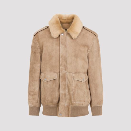 26FW 프라다 가죽 자켓 58A237SOOO 172L F0065 CORDA - PRADA