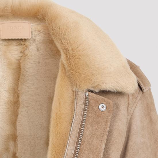 26FW 프라다 가죽 자켓 58A237SOOO 172L F0065 CORDA - PRADA