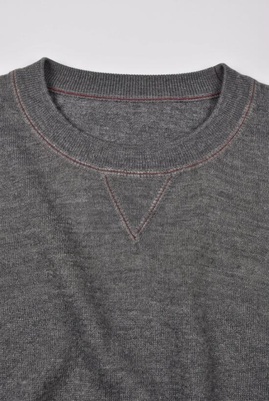  브루넬로 쿠치넬리 스웨터 i265651 GREY - BRUNELLO CUCINELLI