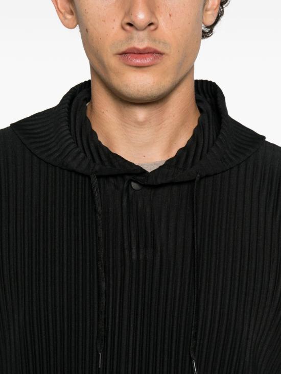 26FW 옴므 플리세 이세이 미야케 후드 티셔츠 HP68JK102 15 BLACK - HOMME PLISSE' ISSEY MIYAKE