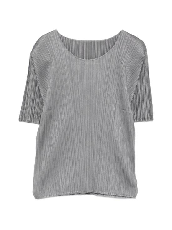 26FW 플리츠플리즈 민소매 티셔츠 PP68JK103 12 DARK GREY