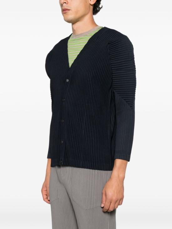 26FW 옴므 플리세 이세이 미야케 가디건 HP69JL541 75 NAVY - HOMME PLISSE' ISSEY MIYAKE