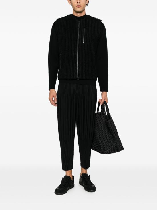 26FW 옴므 플리세 이세이 미야케 니트 베스트 HP68JE145 15 BLACK - HOMME PLISSE' ISSEY MIYAKE