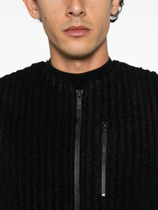 26FW 옴므 플리세 이세이 미야케 니트 베스트 HP68JE145 15 BLACK - HOMME PLISSE' ISSEY MIYAKE