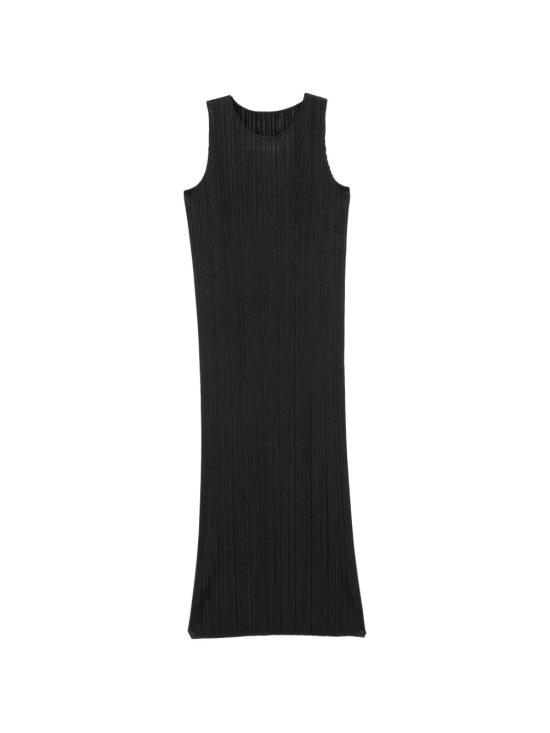 26FW 플리츠플리즈 롱 원피스 PP68JH114 15 BLACK