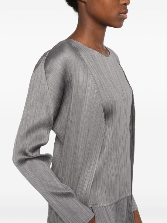 26FW 플리츠플리즈 가디건 PP68JA108 12 DARK GREY - PLEATS PLEASE