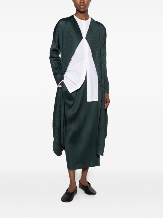 26FW 플리츠플리즈 미디 스커트 PP68JG146 69 DARK GREEN - PLEATS PLEASE