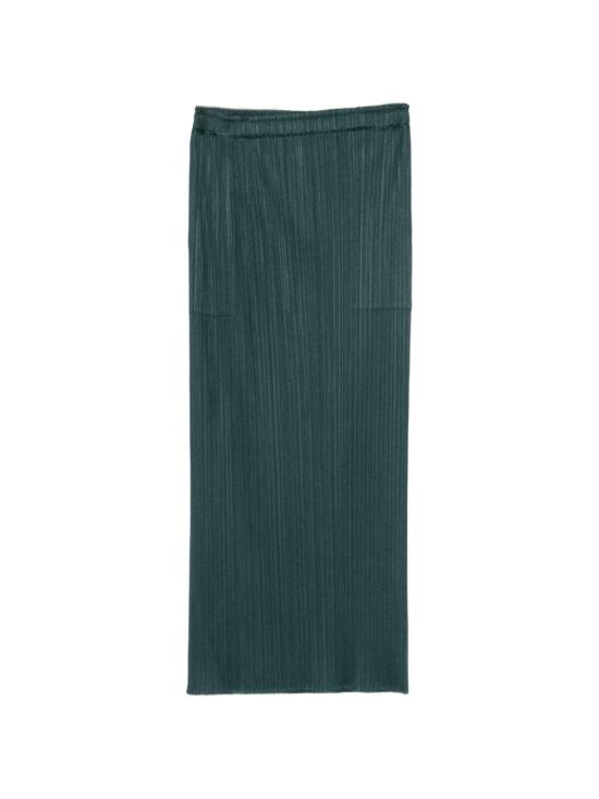 26FW 플리츠플리즈 미디 스커트 PP68JG146 69 DARK GREEN