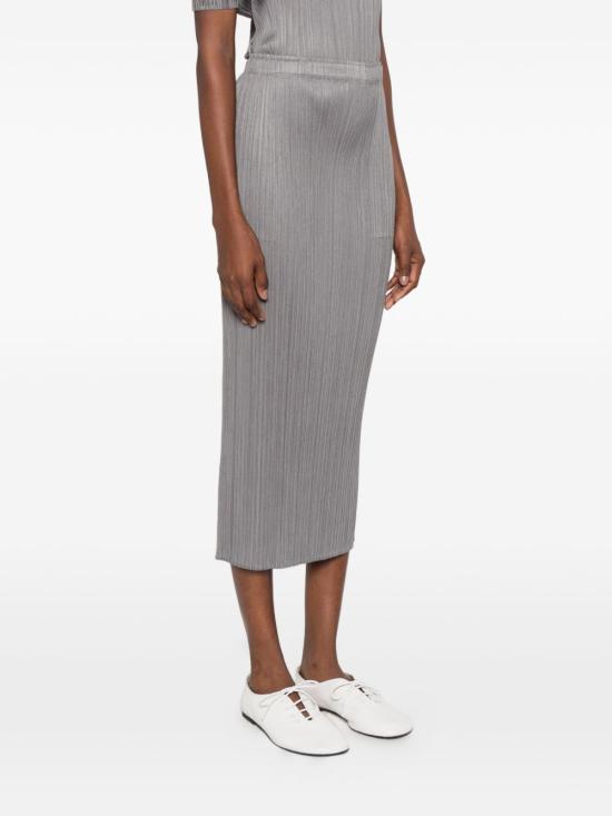 26FW 플리츠플리즈 미디 스커트 PP68JG112 DARK GREY - PLEATS PLEASE