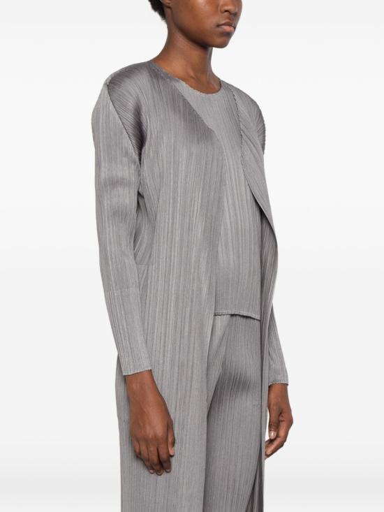 26FW 플리츠플리즈 가디건 PP68JA109 12 DARK GREY - PLEATS PLEASE
