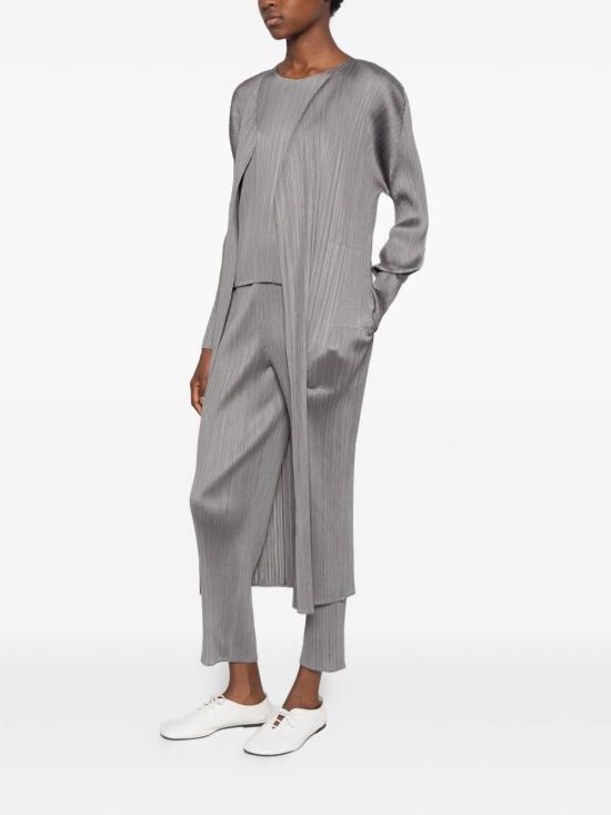 26FW 플리츠플리즈 가디건 PP68JA109 12 DARK GREY